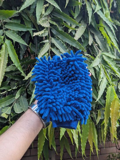 Microfiber Wash Mitt Glove — Deep Clean
